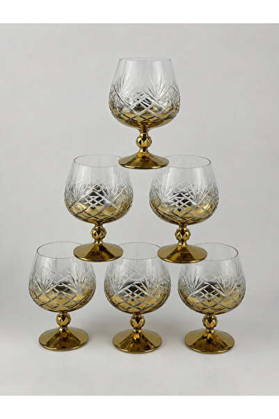 CRİSTAL Bohemia Kristal Titanyum El İşi Kahve Yanı Su Bardağı 250 ml
