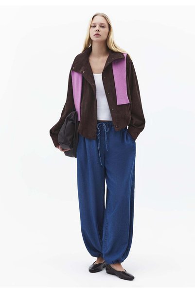 OXXO Balloon Form Jogger Jeans - RODEO BLUE DENIM
