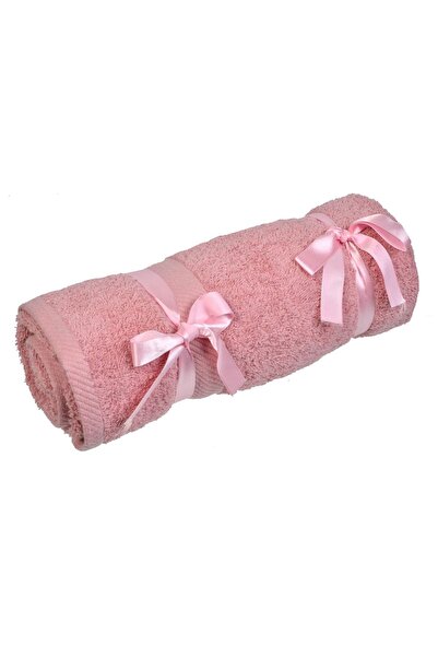 OEM Prosop de baie din bumbac roz pudrat 140x70cm