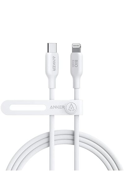 GENERAL USB Type C to Lightning Cable 541 (White, 1.8m) from Anker, Mfi Certi...