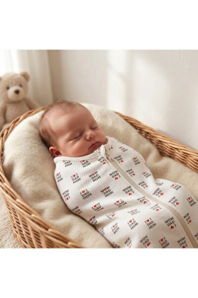 Uko Baby 0-3 Ay Bebek İçin Kundak Fermuarlı