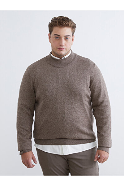 LC Waikiki I Big Size Half Fisherman Roba Collar Men's Knitwear Sweater from ...