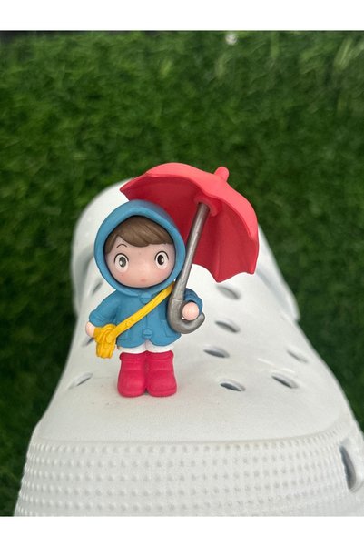 YuccaCo Accessorize Your Life Bebek Figür Terlik 3D Terlik Süsü/Üç Boyutlu Şe...