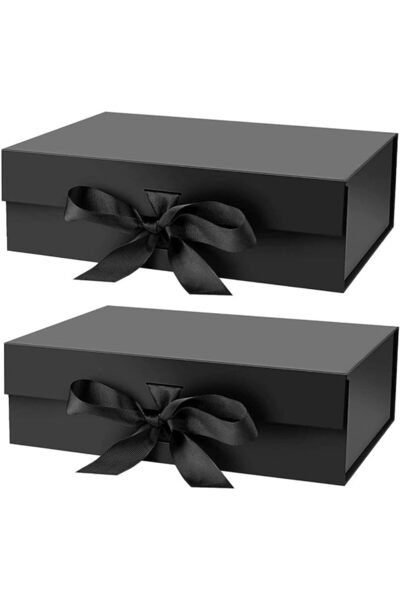 THMINS Thminz Orange 27X19X8Cm Cardboard Gift Box Large Empty Surprise Gift B...