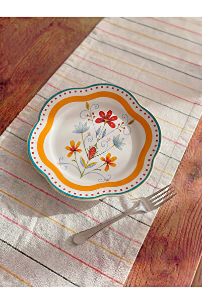 LC Waikiki Quality Pieces from Çelebi Store Porcelain Cake Plate with Floral ...