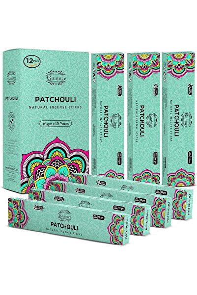 OtherMax Bețișoare Parfumate Patchouli Naturale Organice Aromaterapie Set 12 ...