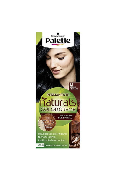 Schwarzkopf Palette Naturals Color Creme 1.1 Negru cu tentă albăstruiu