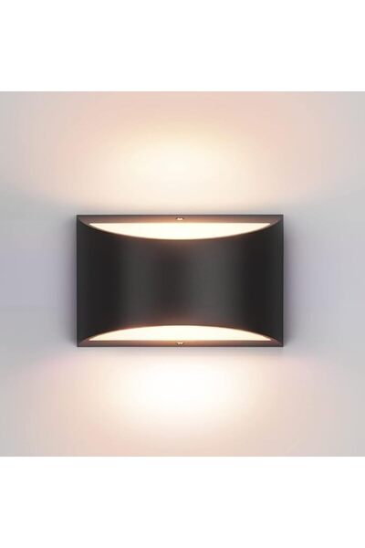 GENERAL Epson Modern Black Led Wall Light Indoor 1 Piece up and down Wall Mou...