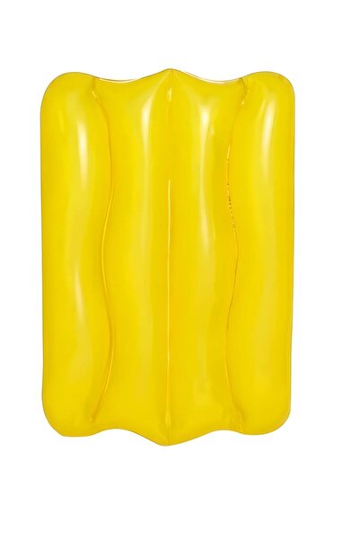 BESTWAY Dalga Deniz Yastığı 38cm x 25cm x 5cm Plaj Aksesuar Oyuncak Sarı
