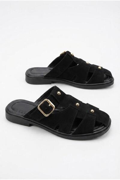 fort 24-232 Stylish Comfortable Women's Slippers with Buckle Detail and Close...