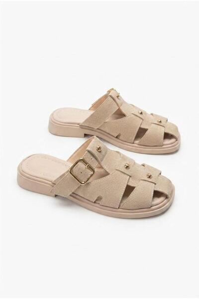 fort 24-232 Stylish Comfortable Women's Slippers with Buckle Detail and Close...