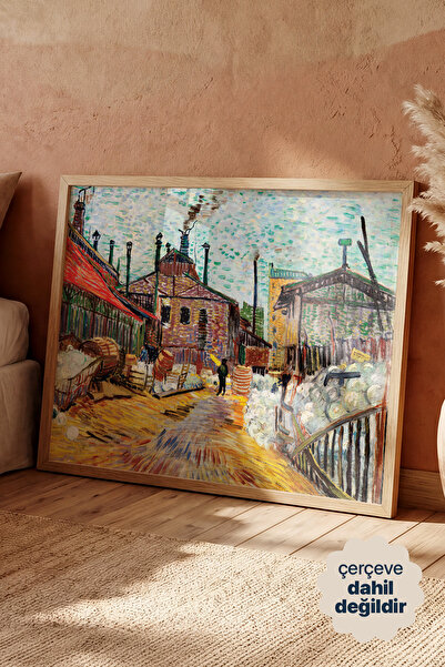 Persona Istanbul Vincent van Gogh "Asnières'de Fabrikalar" - Sanat Posteri (Ç...