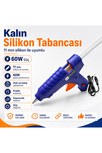 Genel Markalar BÜYÜK SİLİKON TABANCASI ( 11mm)