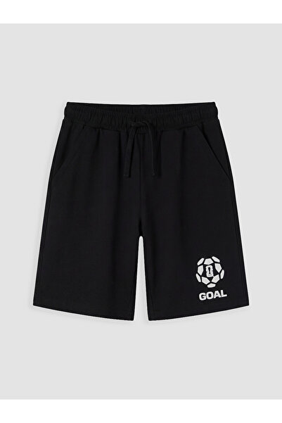LC Waikiki Lcw Kids Elastic Waistband Fifa 2026 Printed Boys' Shorts