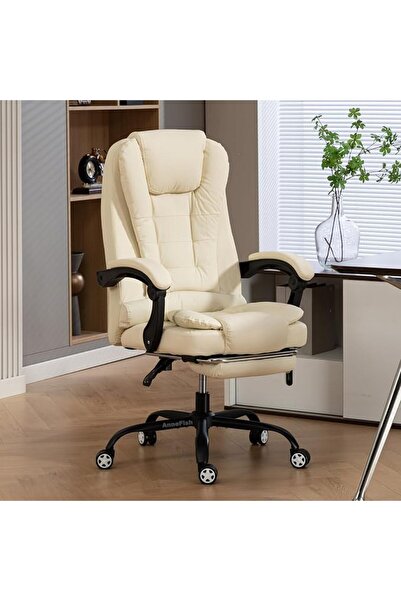 GENERAL Anfeishi Executive Office Chair Adjustable Height Synthetic Leather B...
