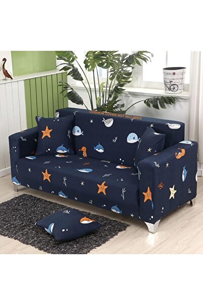 HOUSE OF QUIRK غطاء أريكة شامل لأريكة ثلاثية المقاعد من هاوس اوف كويرك، غطاء ...