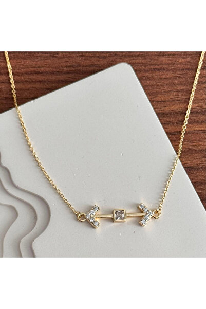 F&I FLORAL İSTANBUL Ok Gold Necklace