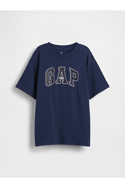 GAP Erkek Çocuk Lacivert Brannan Bear Logo T-Shirt