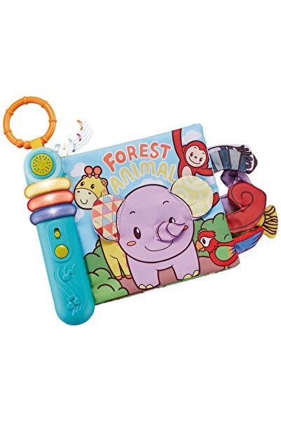 Chipolino Carte senzoriala pentru copii cu lumini si melodii Forest