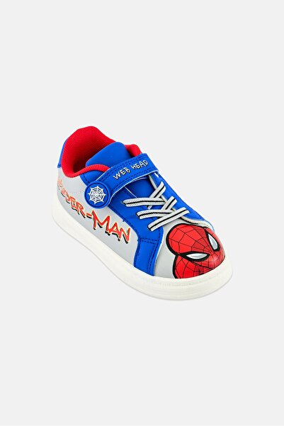 Marvel Kids Boy Spiderman Velcro Closure Casual Shoes, Multicolor