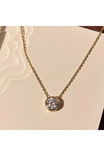 F&I FLORAL İSTANBUL Round Stone Necklace