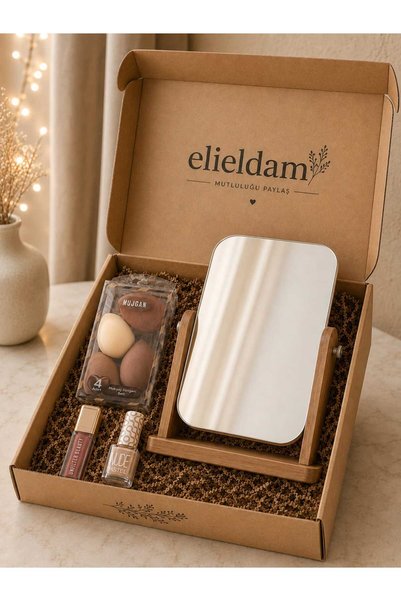 elieldam Kadınlara Özel Nude Beauty Güzellik Hediye Seti Doğum Günü, Özel Gün...