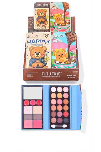 TUTU TIME Cute Bear Set All-In-One Makeup Set (1Pc)