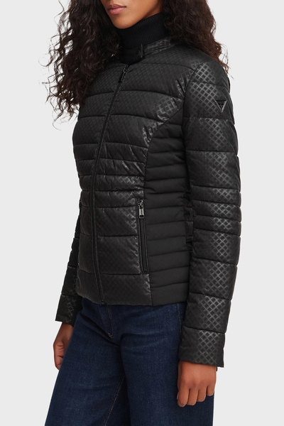 Guess New Vona Regular Fit Dik Yaka Şişme Mont W6YL16W2891 Kadın MONT W6YL16 ...