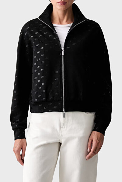 Armani Exchange Tamamı Logolu Regular Fit Dik Yaka Sweat Kadın SWEAT XW002748...