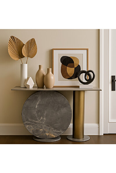 GLAMOURE HOME This Product Is a Luxury Modern Console Table for Entryways and...
