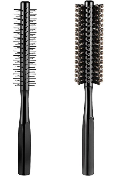 TERRIFI Thick Round Hair Comb with Round Bristles, Hair Brush for Blow-Drying...