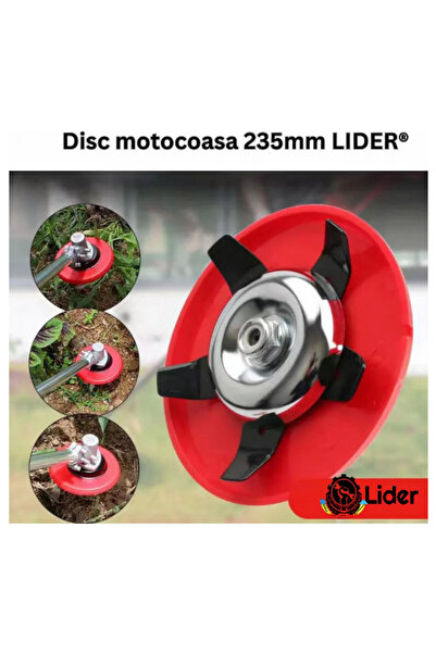 OEM Disc motocoasa 235mm pentru buruieni, prasit/plivit ROSU STEA MX960