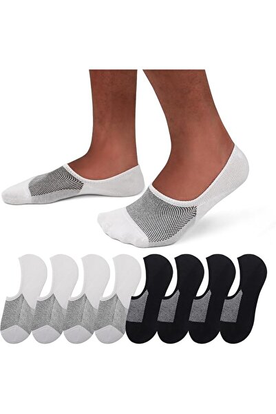 GENERAL Made in Japan |   8/6 Pairs Men's Cotton No-Show Socks with Breathabl...