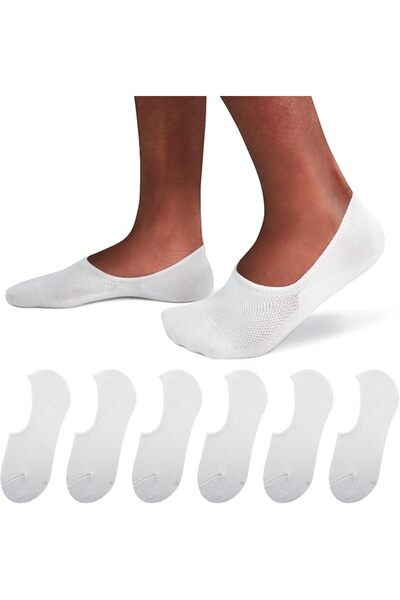 GENERAL Made in Japan |   8/6 Pairs Men's Cotton No-Show Socks with Breathabl...