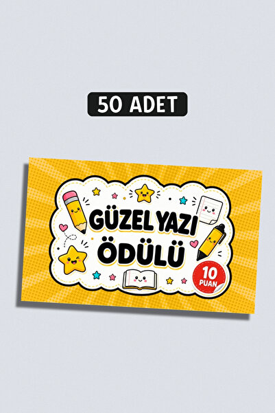 Metranya Güzel Yazı Başarı Kartı 50 Adet, Öğrenci Motivasyon Kartları Takdir ...