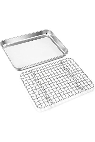 GENERAL صينية خبز مع رف صينية خبز من الستانلس ستيل مع رف تبريد آمنة للاستخدام...