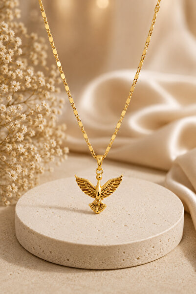 CAXBERN Unisex Phoenix Stamp Chain Necklace
