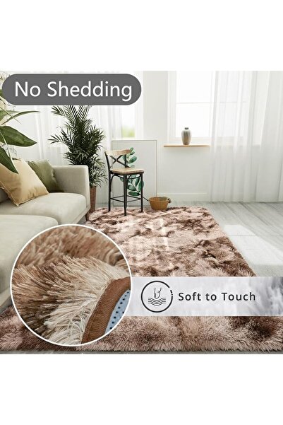 LIODUX Ultra Soft Indoor Modern Area Rugs Fluffy Living Room Carpets for Children Bedroom Home Decor