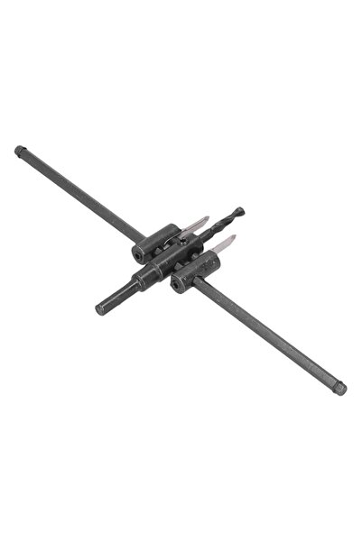 Generic Adjustable Hole Saw Cutter, 30mm to 300mm Circle Cutter Drill Bit for...