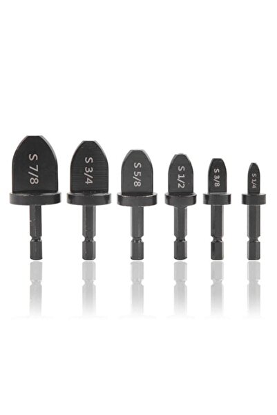 Generic WANGCL 6Pcs HVAC Tools, Swaging Tool Drill Bit Set Multifunction Copp...