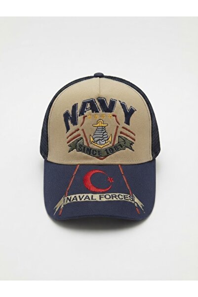 Irelıa collectıon NAKIŞ DETAYLI NAVY ŞAPKA