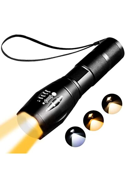 Generic LED Rechargeable Amber Flashlight, Photography Fill Light, 1800K Warm...