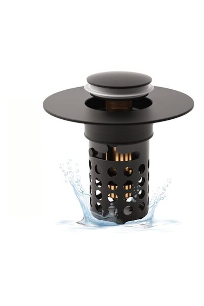 Generic Upgraded Stainless Steel Bathroom Sink Drain Strainer with Pop-Up Sto...