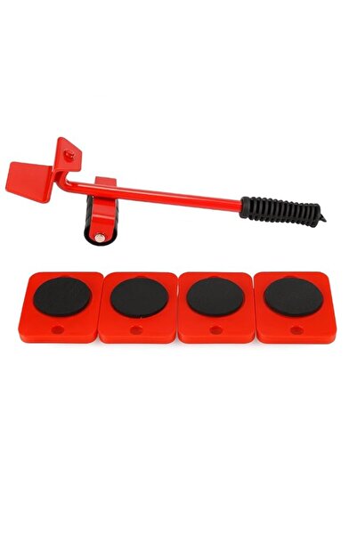 Generic FITTO Furniture Gear Shift Lever Elevator - 5-Piece Heavy-Duty Red Mo...