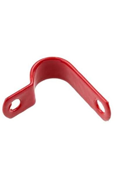 Generic Royal Apex Fire Cable Saddle Clips 8mm Red (Pack of 50)