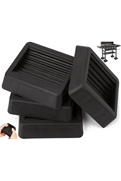 Generic 4 Pack Square Non-Slip Caster Pad, Prevent Furniture's Casters from S...