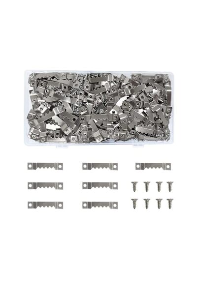 Generic 100 Pack Small Sawtooth Picture Hangers with 200 Pieces Screws, SYOSI...
