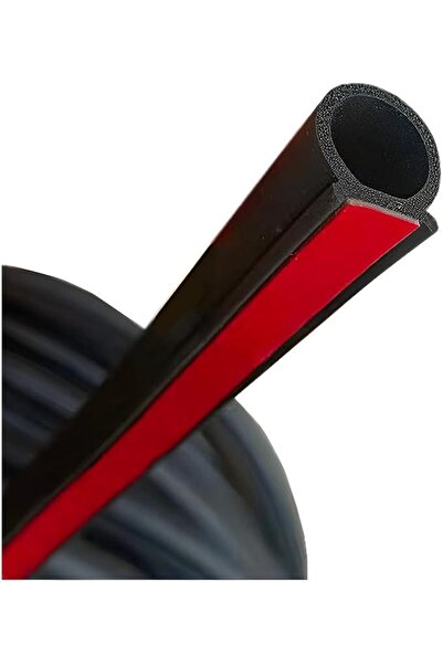 GENERAL Ousili D-Shaped Car Door Rubber Sealing Strip Self-Adhesive Soundproo...