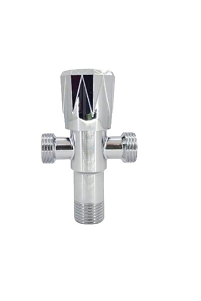 Generic Double Angle Valve Chrome – Brass Construction, Durable & Stylish Wat...