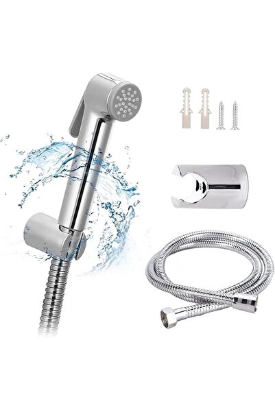 Generic Shower Shattaf Set Handheld, Bidet Sprayer,1.2M Stainless Steel Chrom...
